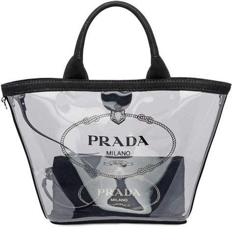 prada plexiglass tote|Prada totes farfetch.